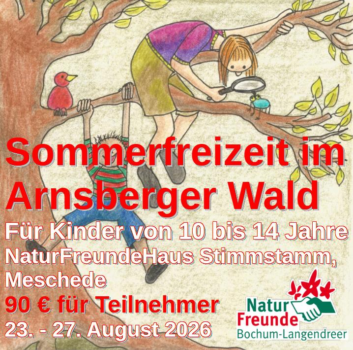Sommerfreizeit für Kinder